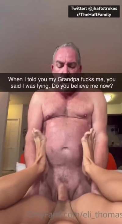 Freya proves she does take her Grandpa’s cock