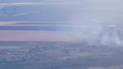 Better resolution video of Russian SU-30 shot down by UA forces in Kharkiv