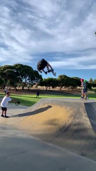 I did a thing with a skateboard