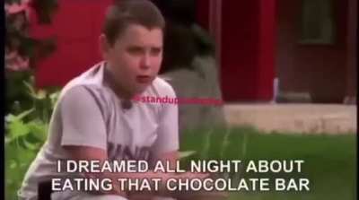 She stole his chocolate