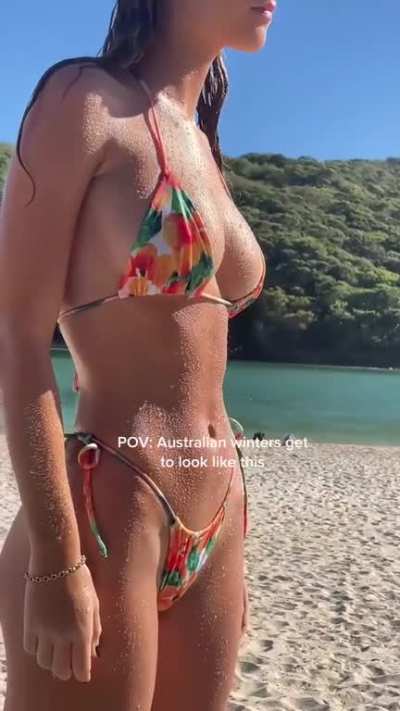 Emily. Bikini. Wet (