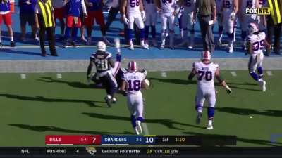 [Highlight] NFL's Greatest Moments of the 2010s: The Chargers intercept Nathan Peterman 5 times in the first half of Peterman's first career start (2017 Week 11)