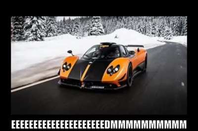POV: You're driving the Zonda Cinque Roadster in Hot Pursuit