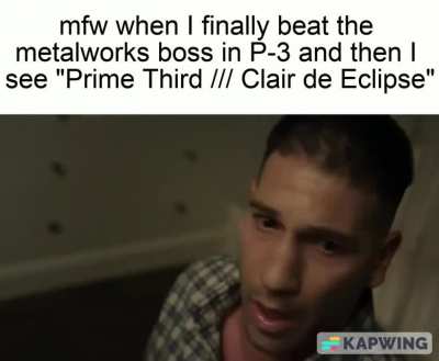 And then you hear the versus motif...