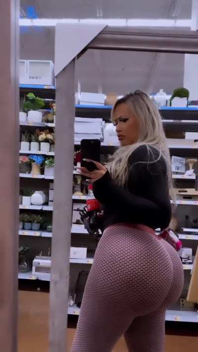 She looks big