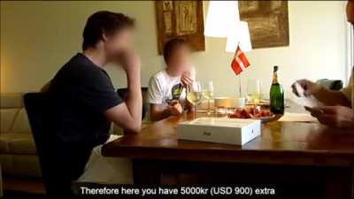Telling your kids that you won the lottery like a complete boss!!!