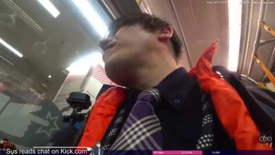dumbass blasts loud music in a quiet train in japan. calls the locals 