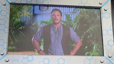 Chris Pratt at Universal Beijing hits different
