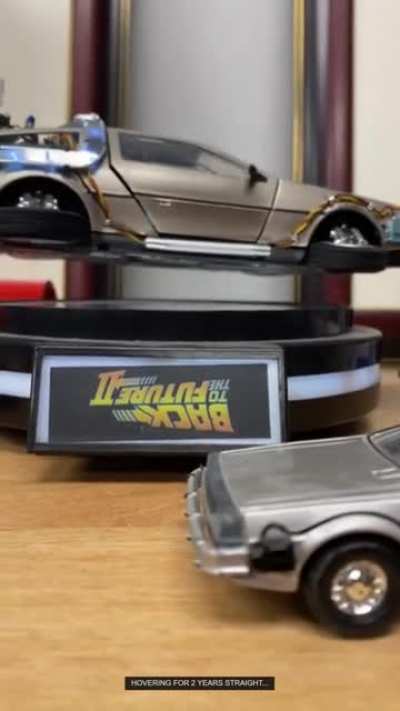 Hovering Delorean has been hovering for 2 years STRAIGHT!