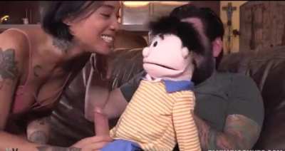 this toy was really looking forward to a blowjob.