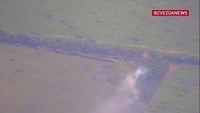 First leopard 2 caught burning on camera.. it also gets fried with other nato based vehicles, fun begins in 0:22