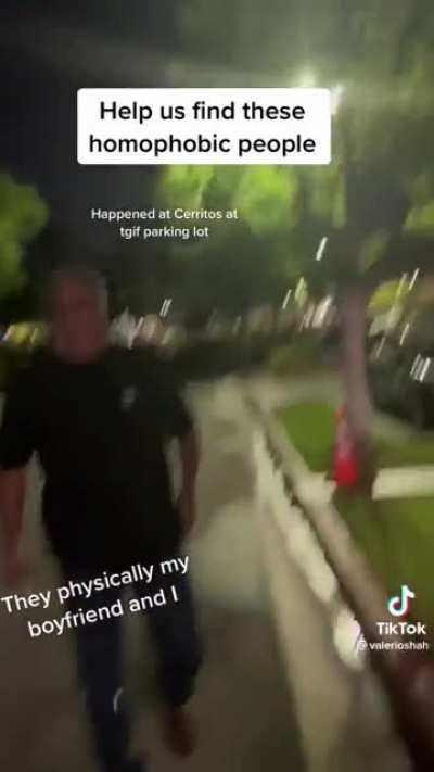 Gay couple harassed by Karen and Ken.