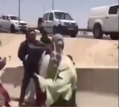 “The most moral army” IDF throws women to the ground as they are wailing about a man getting arrested