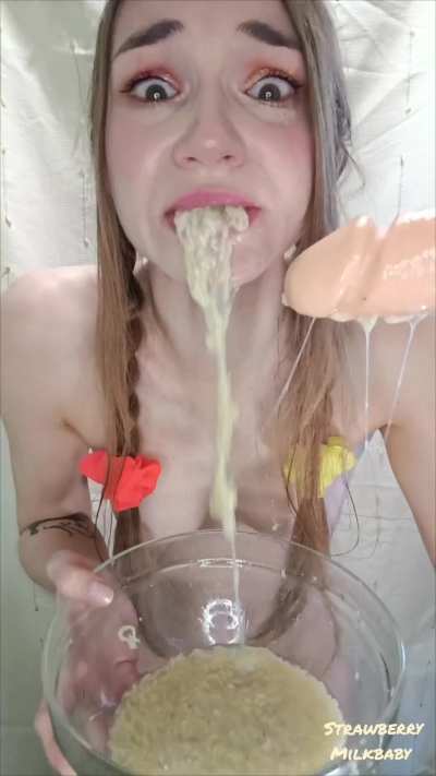 I love eating my puke