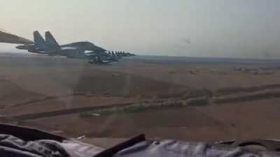 RU POV: A number of the last few Su-34s are flying
