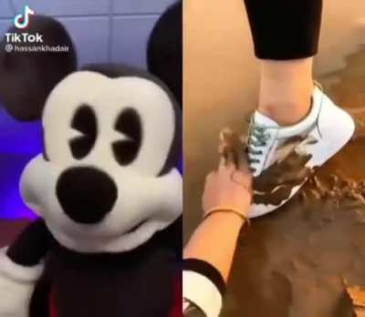Wtf mickey mouse on TikTok :0