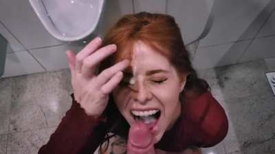 [/r/I<wbr>ntact<wbr>Porn] I Suck Stranger's Cock In The Shopping Center Bathroom