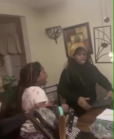 Girls fighting over smarties.