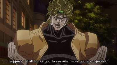 Jotaro vs Dio but they speak ENGRISH