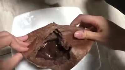 Por fin, un rico pan relleno de chocolate 😋