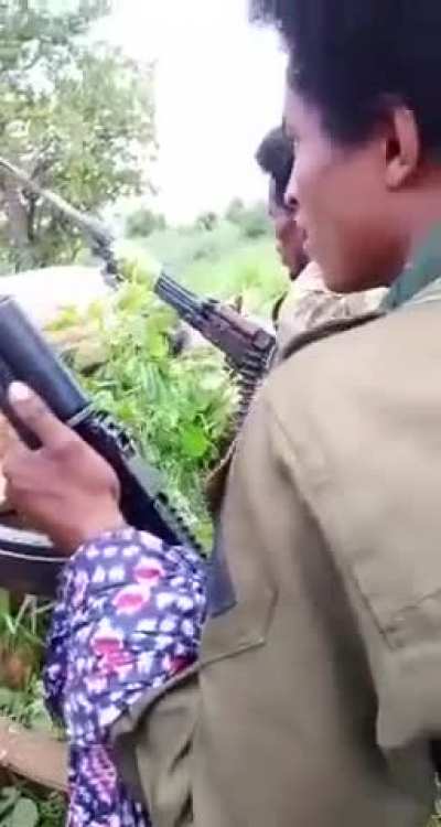 Shootout somewhere in the mountains of Ethiopia