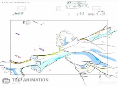 The beggining of ONE PIECE Opening 24 animation process
