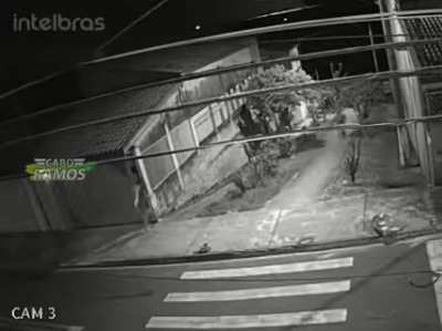 Парень убегает от полиц<wbr>ии, кот убегает от собаки, чувак убегает от жены ... Еще один день в Брази<wbr>лии.