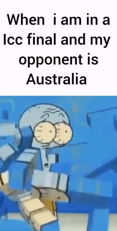 Imagine losing two finals in a year to Australia.