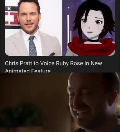 I stay awake at night in fear of when Chris Pratt will voice me