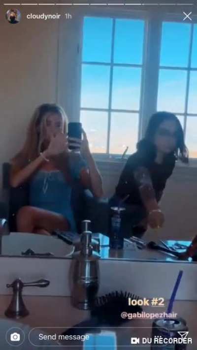 Anne Marie Instagram see through dress