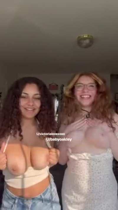 Boobs Friends TikTok Tits Porn GIF
