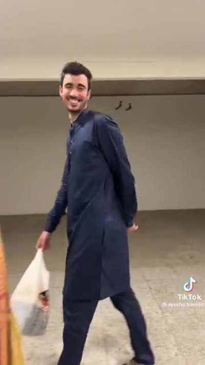 This man is beaming