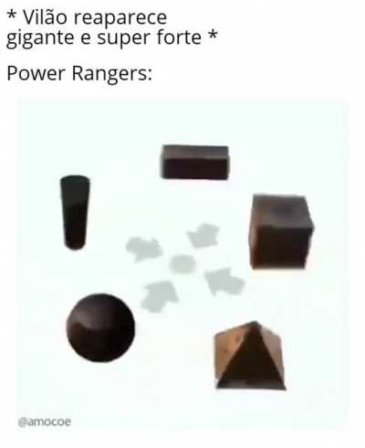 O megazord tá diferente