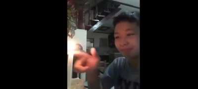 Got this video on Facebook. This kid did the 