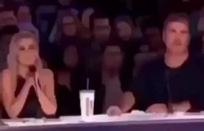 He's blind and autistic. Oh no