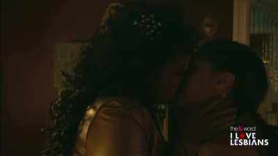 The L Word: Pam Grier & Janina Gavankar (s04e08) *AI ENHANCED & NO MUSIC*