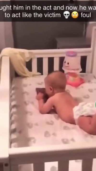 bro was wiggling for his life