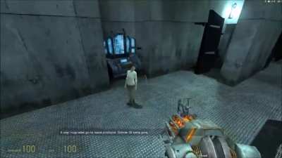 After a long time I've decided I will play hl2 again and this happened
