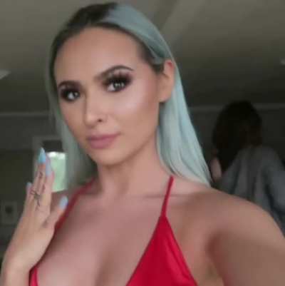 Talia Showing Off Cleavage