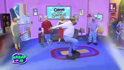 A peruvian TV show made a ''simpsons sketch'' with the song Dura in the background...