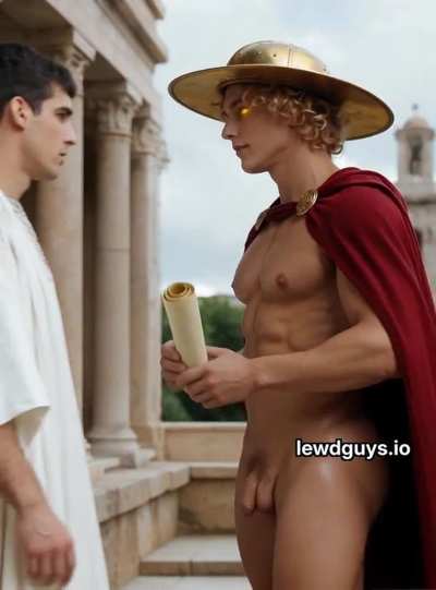 This is what it looks like to be a Greek messenger.