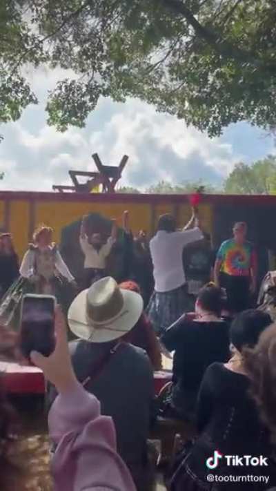 Dad wins the renaissance fair