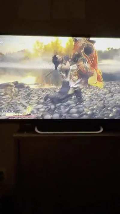 Sorry for the low quality video, but this is by far one of my favorite things to do with the addition of the horse charge added to the game