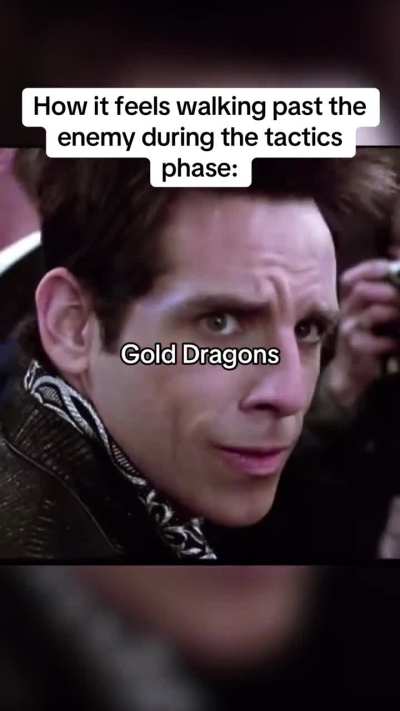 How it feel in tactics phase…