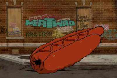 The Aqua Teen Hunger Force theme song performed by the main cast