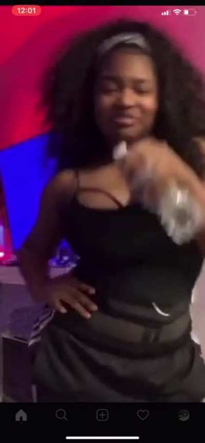 That nipple almost came tf out!