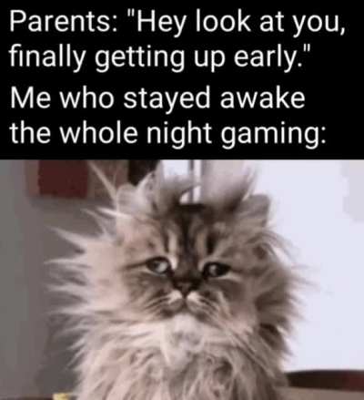 Morning? Since when?
