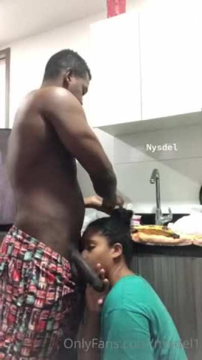 Helping him in kitchen 🤪😝 get full video in comments..!!!