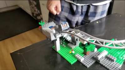 A lego dice tower I made for the people sorting by new.