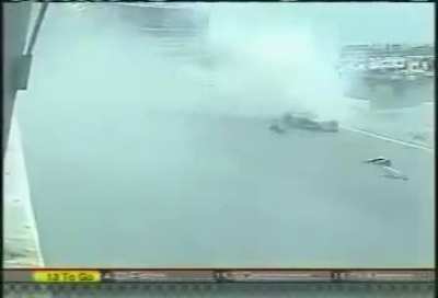 In 2003 Kenny Brack survived 214g's of force when he crashed in IndyCar, the most force that any human has experienced and lived.
